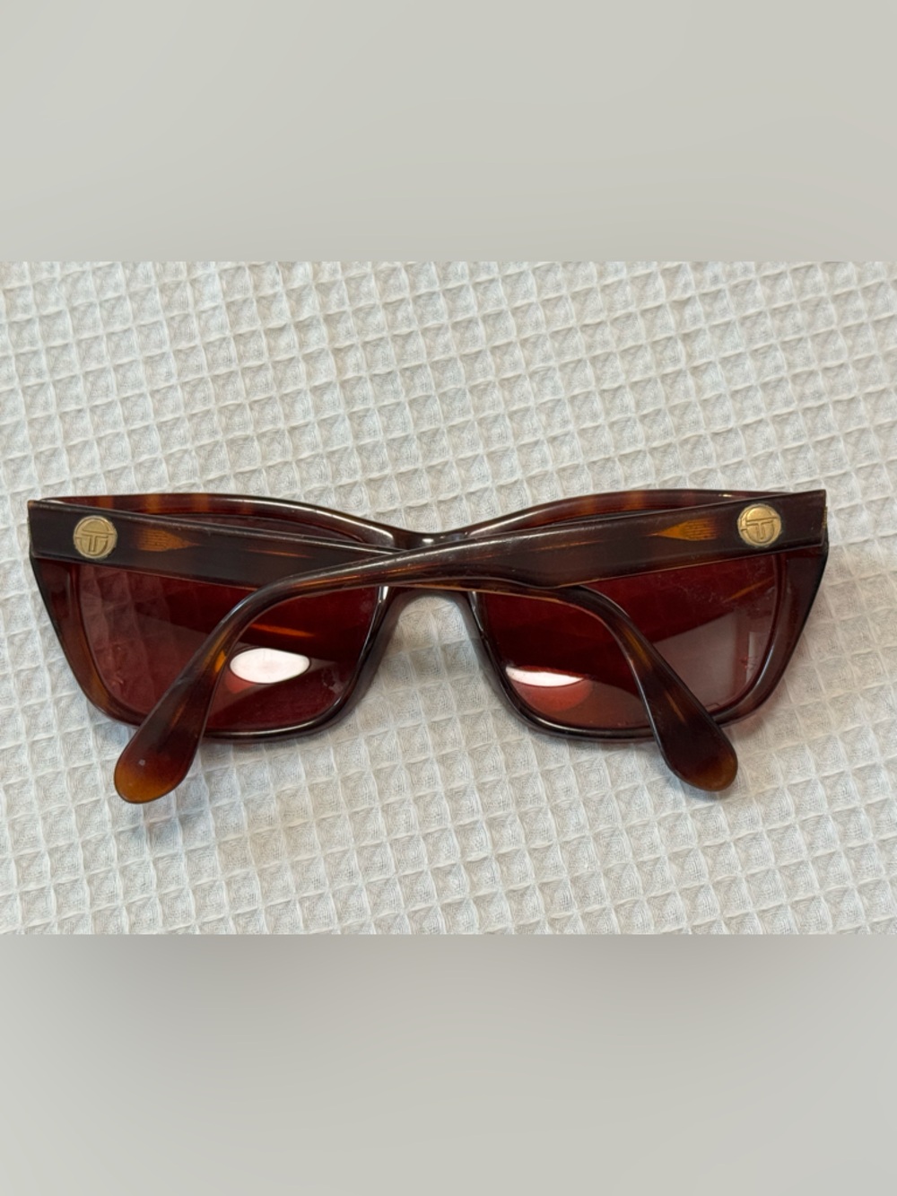 Sergio Tacchini Brown Tortoiseshell Women's prescription glasses made in Italy